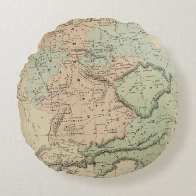 Germanic Confederation Round Cushion (Front)
