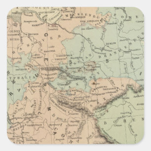 Germanic Confederation Square Sticker