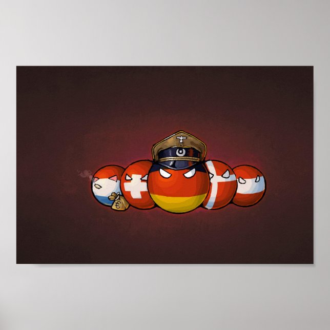 Germanic Countryballs Poster (Front)