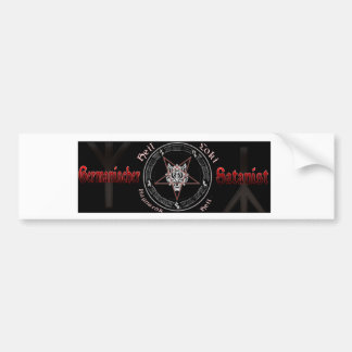 Germanic Satanist Bumper Sticker
