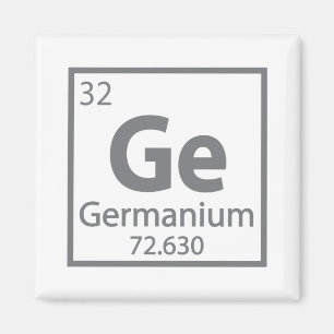 Germanium - German Science Periodic Table Magnet
