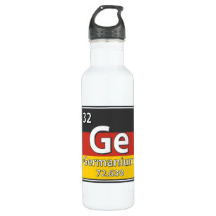 Germanium - Germany Flag German Science 710 Ml Water Bottle