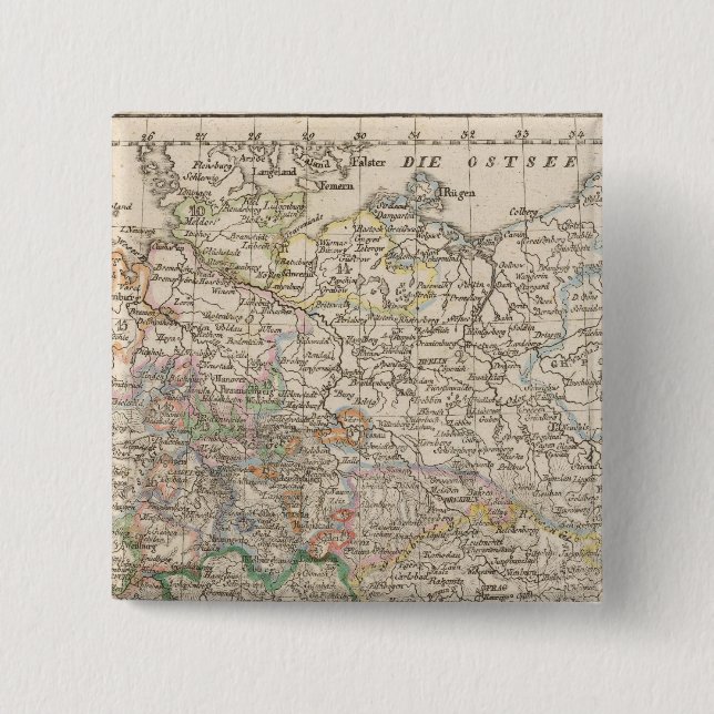 Germany 14 15 cm square badge (Front)