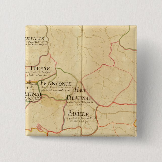 Germany 16 15 cm square badge (Front)