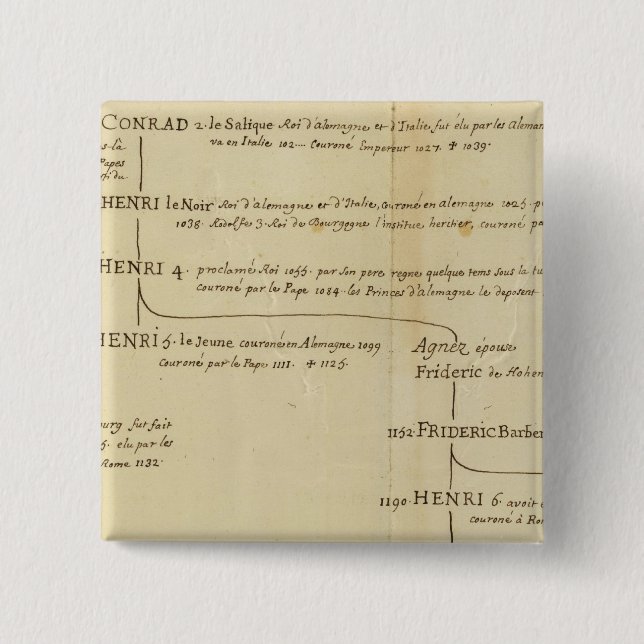 Germany 18 15 cm square badge (Front)