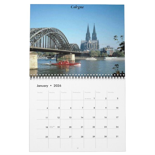 Germany 2014 Travel Calendar (Jan 2026)