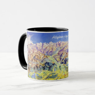 " Germany: 2021 - Allgäuer Alps Panorama Tass Mug