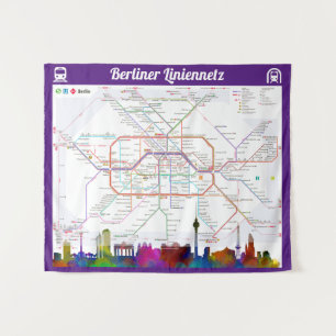 " Germany: 2021/today Berlin - (U/S/Tram) Network Tapestry