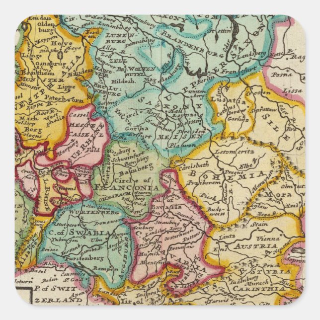 Germany 23 square sticker (Front)