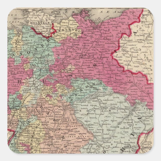 Germany 23 square sticker (Front)