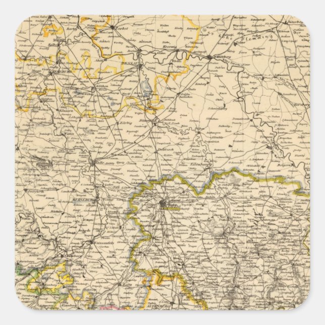 Germany 24 square sticker (Front)