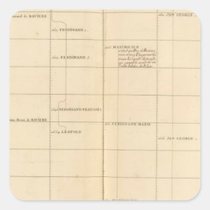 Germany 24 square sticker