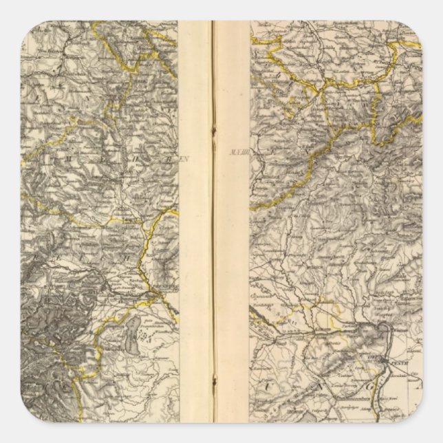 Germany 25 square sticker (Front)