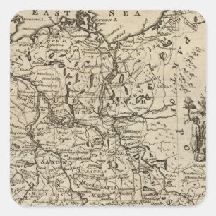 Germany 25 square sticker