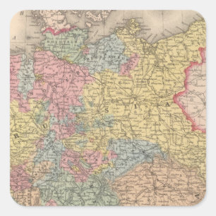 Germany 28 square sticker