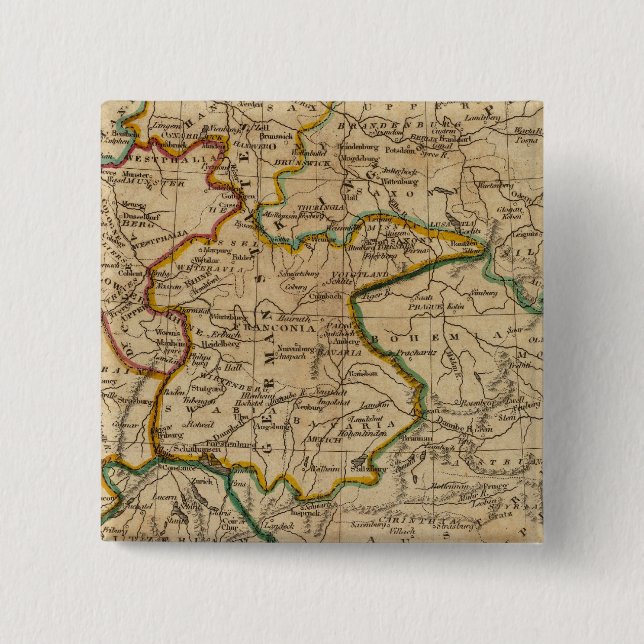 Germany 29 15 cm square badge (Front)