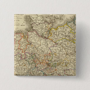 Germany 2 15 cm square badge
