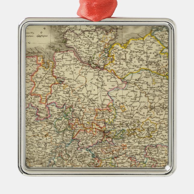 Germany 2 metal ornament (Front)