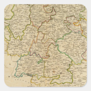 Germany 32 square sticker