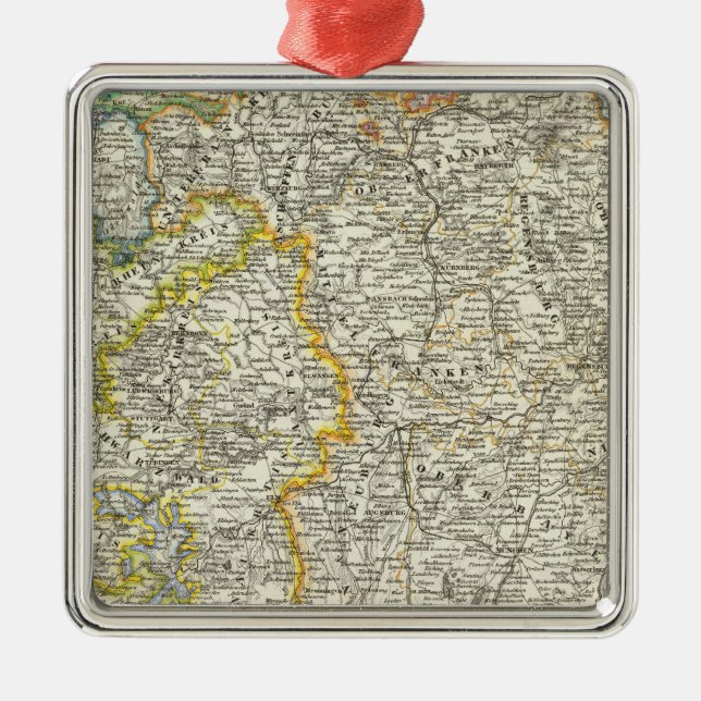 Germany 4 metal tree decoration (Front)