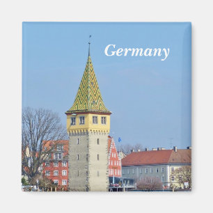 Germany - Ancient Lighthouse in Lindau Magnet