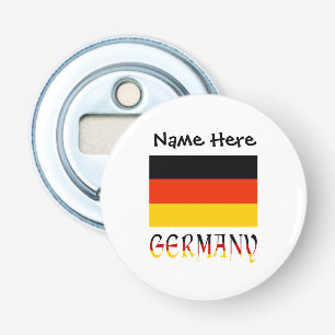 Germany and German Flag Personalised Bottle Opener