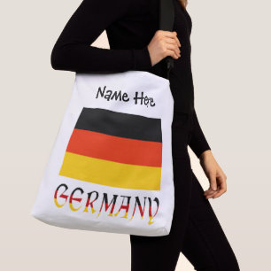 Germany and German Flag Personalised Crossbody Bag