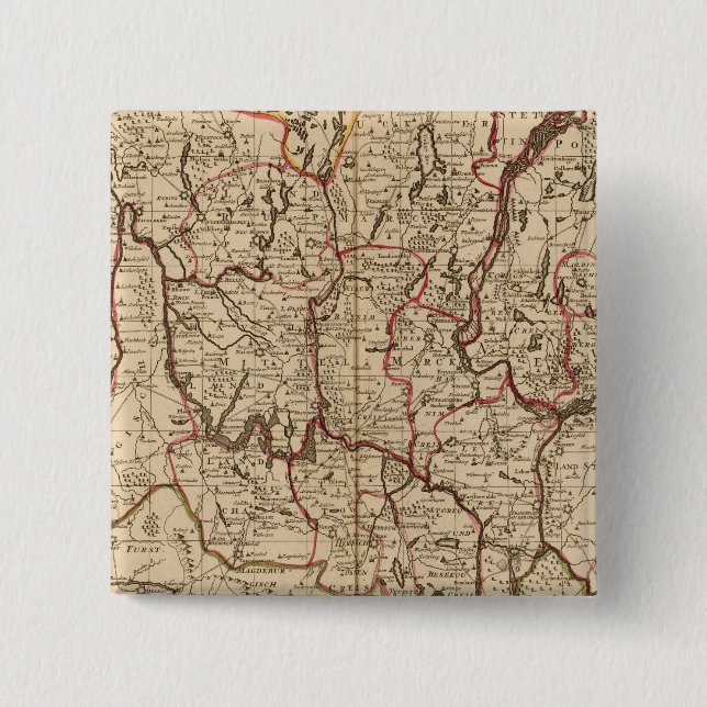 Germany and Poland 15 Cm Square Badge (Front)