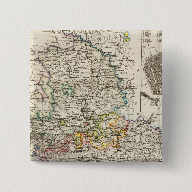 Germany and Prussia 15 Cm Square Badge (Front)