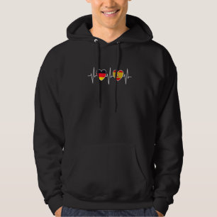 Germany And Spain German Spanish Flag Hoodie