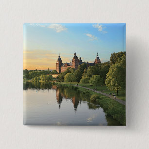 Germany, Aschaffenburg, Schloss (castle) 15 Cm Square Badge