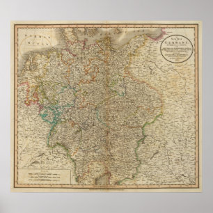 Germany, Austria, Bohemia Poster