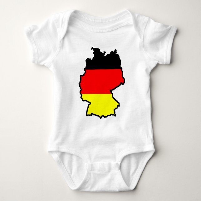Germany Baby Bodysuit (Front)