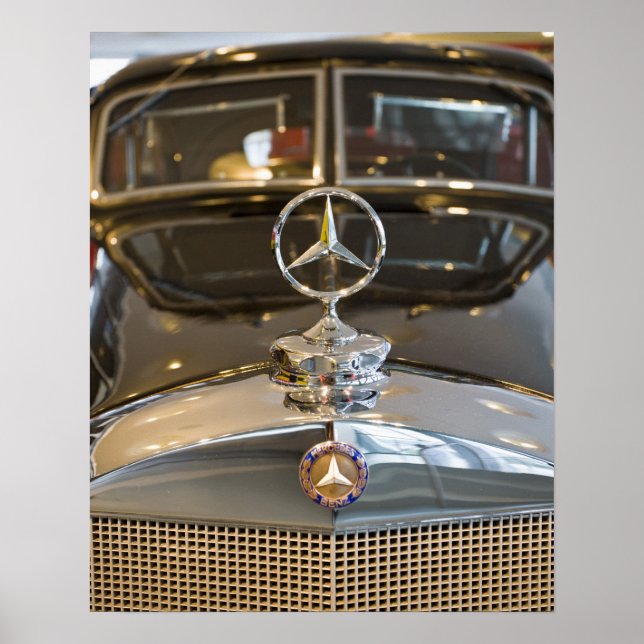 Germany, Baden-Wurttemberg, Stuttgart. Mercedes Poster (Front)