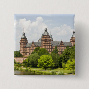 Germany, Bavaria, Bayern, Aschaffenburg. Schloss 15 Cm Square Badge