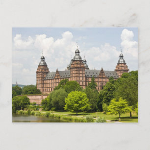 Germany, Bavaria, Bayern, Aschaffenburg. Schloss Postcard