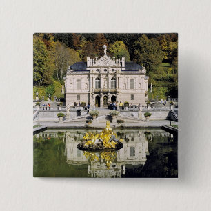 Germany, Bavaria, Linderhof Castle. Linderhof 15 Cm Square Badge