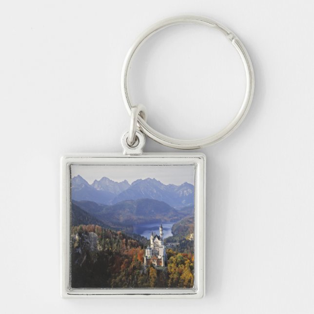Germany, Bavaria, Neuschwanstein Castle. King Key Ring (Front)