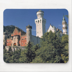 Germany, Bavaria, Neuschwanstein Castle. Mouse Pad
