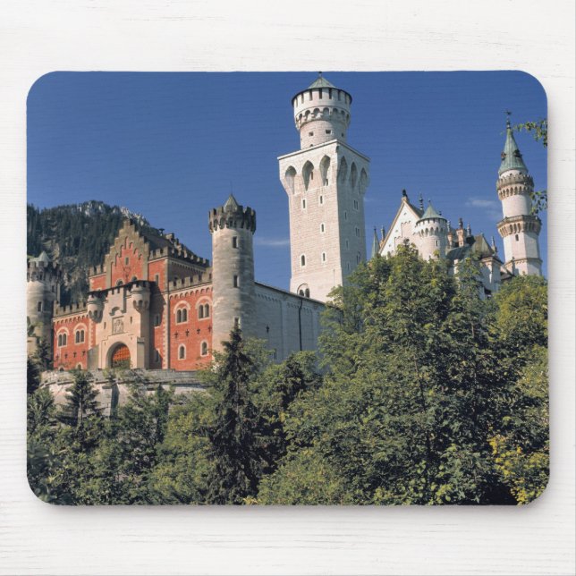 Germany, Bavaria, Neuschwanstein Castle. Mouse Pad (Front)