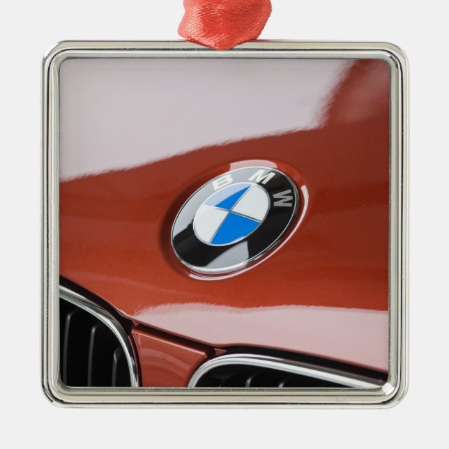 Germany, Bayern-Bavaria, Munich. BMW Welt Car 2 Metal Ornament (Front)