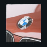 Germany, Bayern-Bavaria, Munich. BMW Welt Car 2 Notepad<br><div class="desc">COPYRIGHT Walter Bibikow / SuperStock.com | EU10 WBI0480.jpg | Germany,  Bayern-Bavaria,  Munich. BMW Welt Car Emporium,  BMW Symbol on 1 series car.</div>