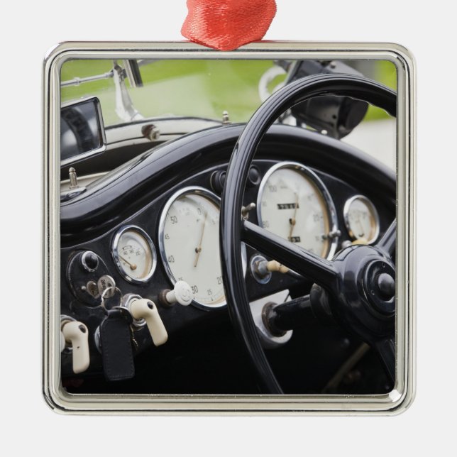 Germany, Bayern-Bavaria, Munich. BMW Welt Car 3 Metal Ornament (Front)