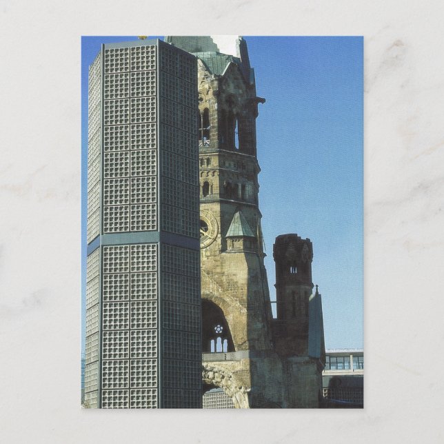 Germany, Berlin, Kurustendamm,  Wilhelm Kirche Postcard (Front)