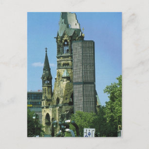 Germany, Berlin, Kurustendamm,  Wilhelm Kirche Postcard