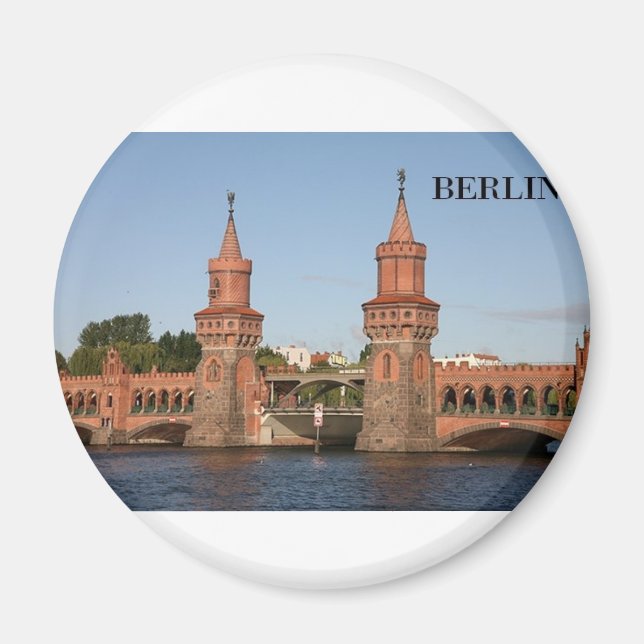 Germany Berlin Oberbaumbrucke (St.K.) Magnet (Front)