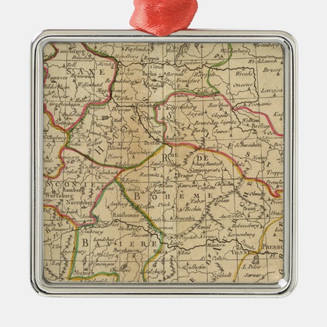 Germany, Bohemia Metal Tree Decoration (Front)