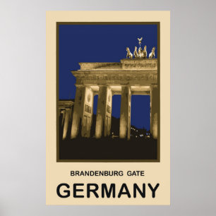 Germany Brandenburg Gate Poster