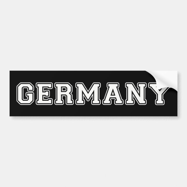 Germany Bumper Sticker (Front)