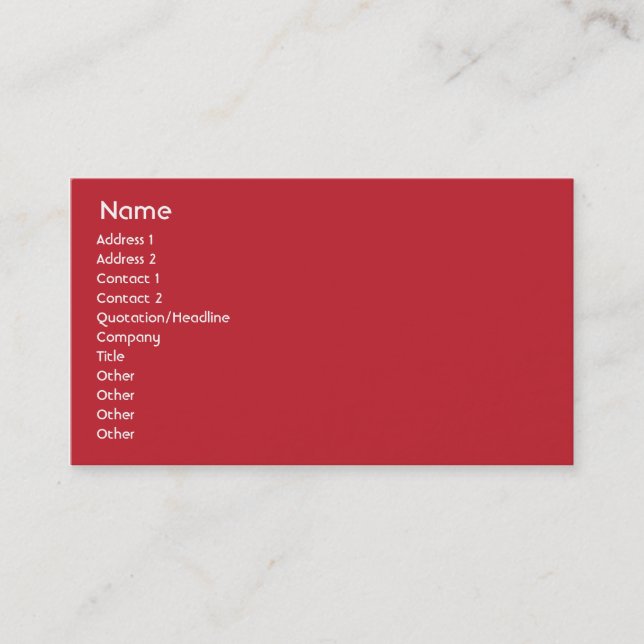Germany - Business Card (Front)